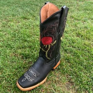 Women’s Cowgirl Cowboy Rodeo Western Boots Black